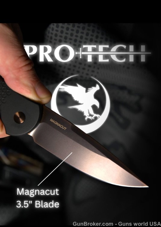Nighthawk Custom NHC ProTech TR3 Antique PVD Coating, Magnacut Steel-knife-img-2
