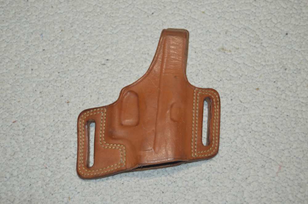 Galco Glock 17 18 19 22 23 24 25 26 27 etc LEATHER Thumb Break Holster RH-img-0