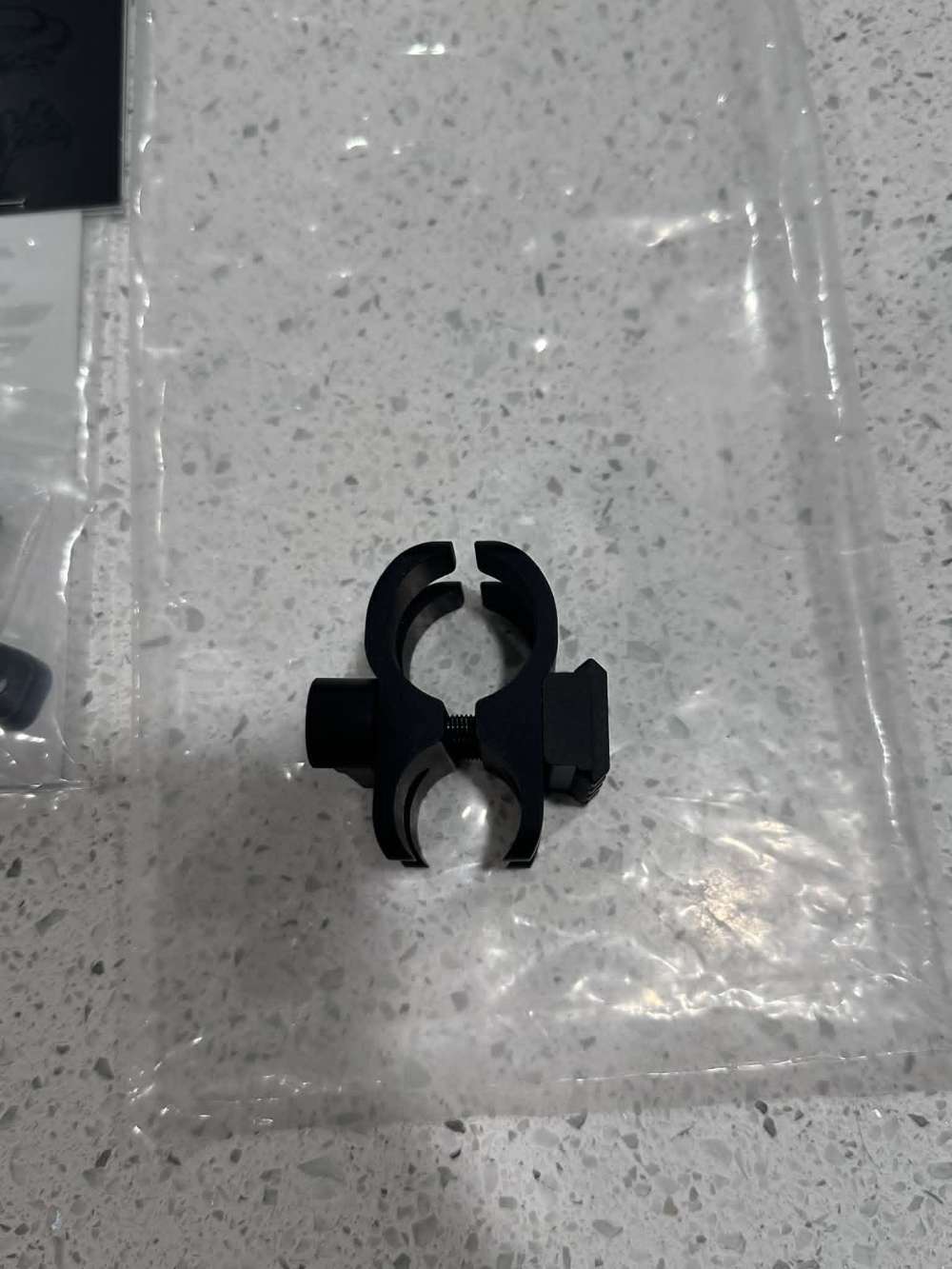 Beretta 1301 Tactical Barrel Clamp with 2 QD sling mounts and 1913 rail -img-2