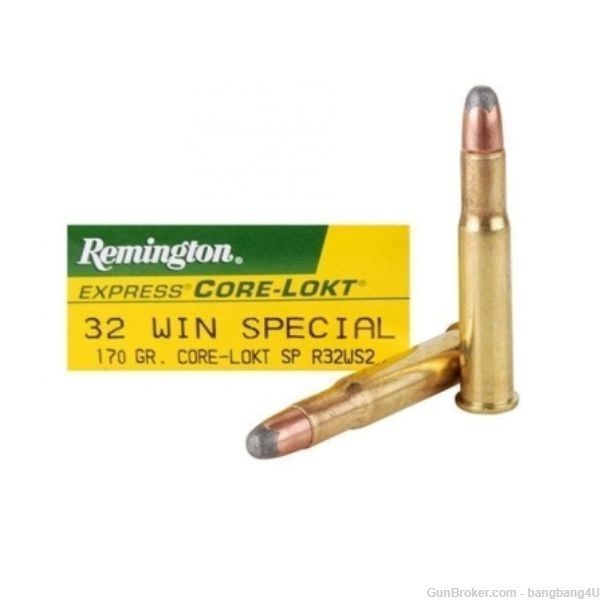 Remington 32 Winchester Special 170 gr. SP , 20 rds. Ready to ship! -img-0
