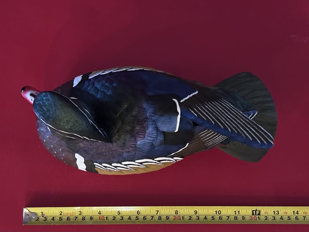 John A. Boullt Collection Limited Edition NWTF Wood Duck Decoy #32 of 2500 -img-10