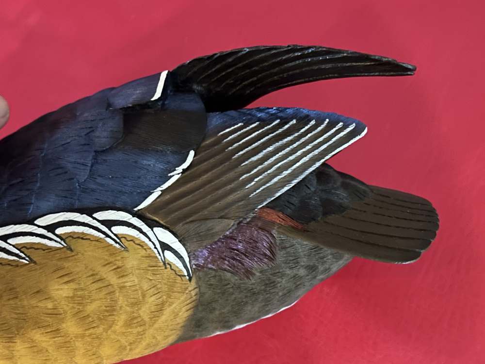 John A. Boullt Collection Limited Edition NWTF Wood Duck Decoy #32 of 2500 -img-7
