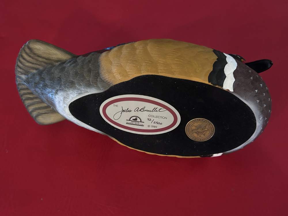 John A. Boullt Collection Limited Edition NWTF Wood Duck Decoy #32 of 2500 -img-9