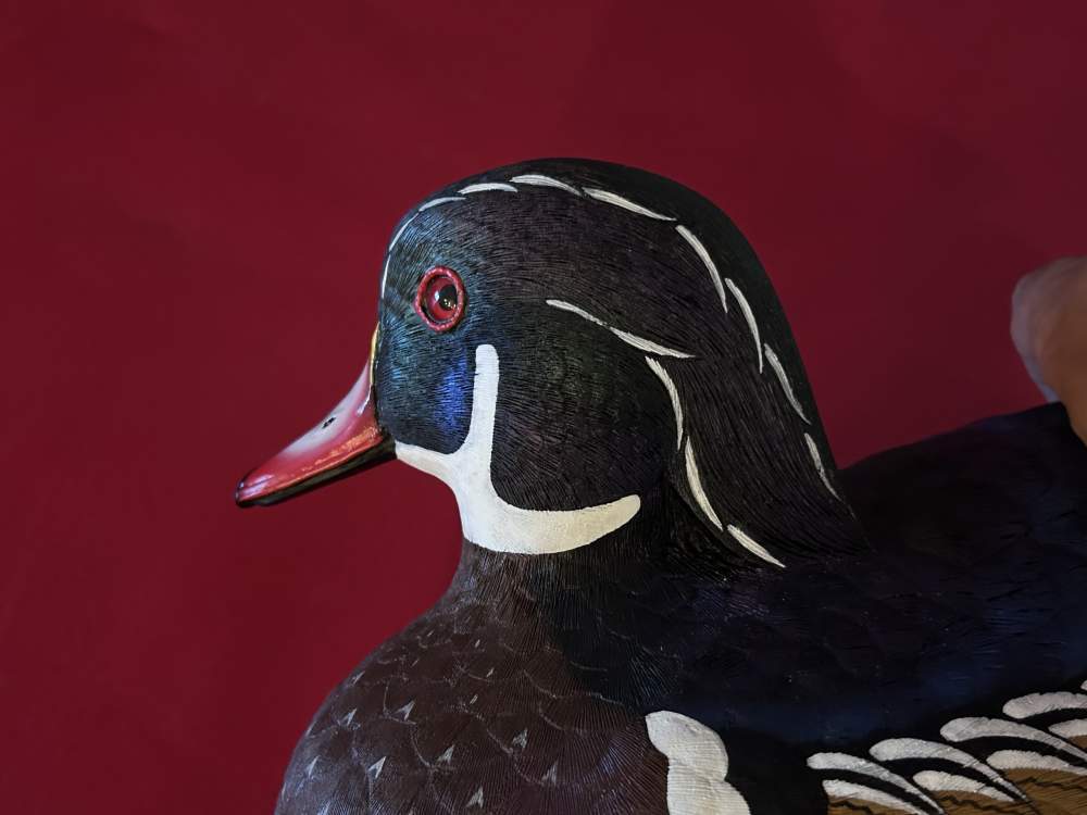 John A. Boullt Collection Limited Edition NWTF Wood Duck Decoy #32 of 2500 -img-6