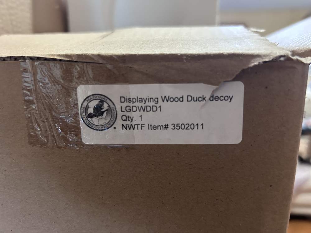 John A. Boullt Collection Limited Edition NWTF Wood Duck Decoy #32 of 2500 -img-17
