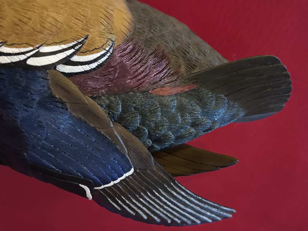 John A. Boullt Collection Limited Edition NWTF Wood Duck Decoy #32 of 2500 -img-8