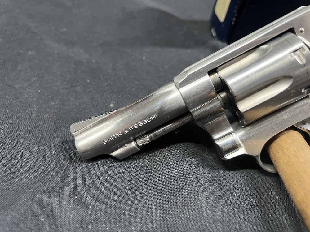 Smith and Wesson 632 Centennial 32 H&R mag 3” S&W stainless w box magnum -img-5