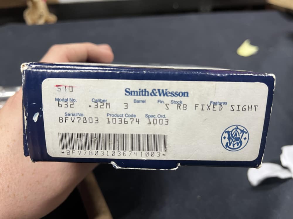 Smith and Wesson 632 Centennial 32 H&R mag 3” S&W stainless w box magnum -img-16
