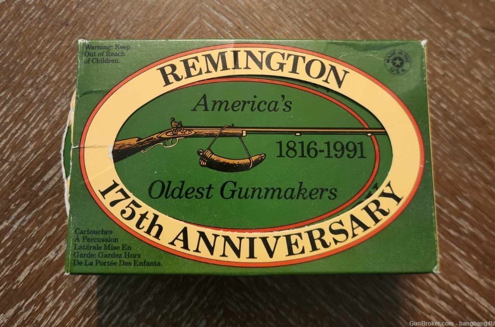Remington 175th anniversary Collector Tin w/ 325 22 LR cartridges-img-1