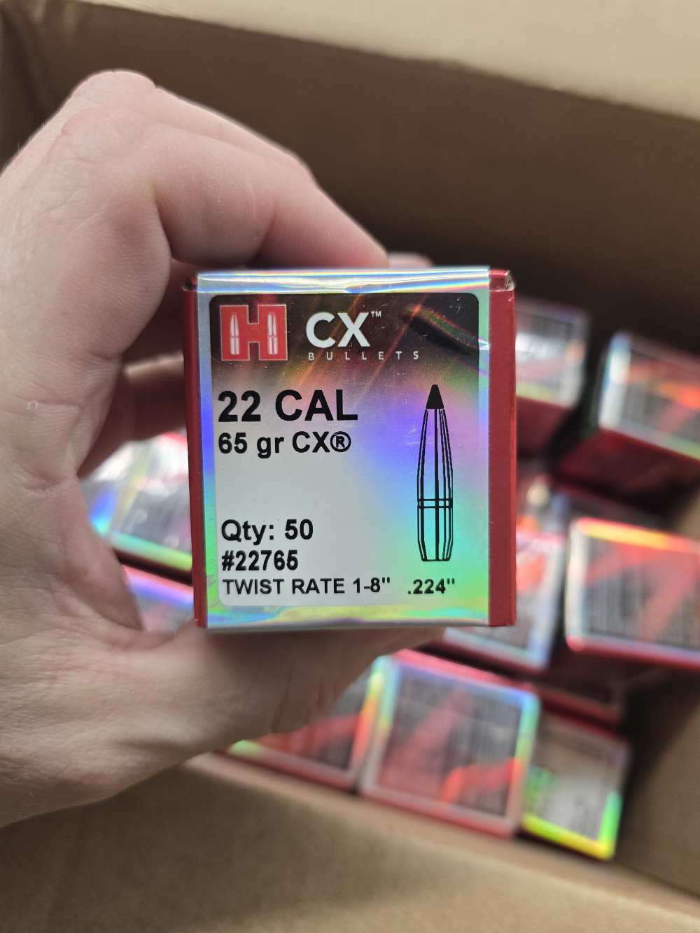 Hornady 22cal 65gr CX bullets-img-0