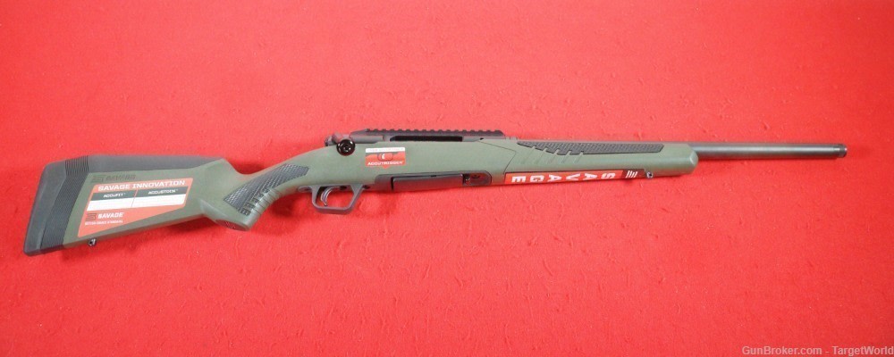 SAVAGE IMPULSE HOG HUNTER .308 WIN MATTE BLACK/GREEN (SV57653)-img-0