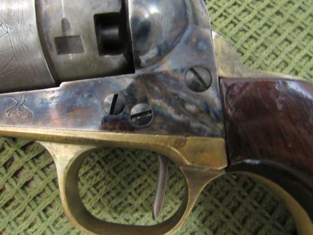Belgian 1860 Colt Army Centaure Arms Faul Revolver 1960 C849 Colt SN-img-6