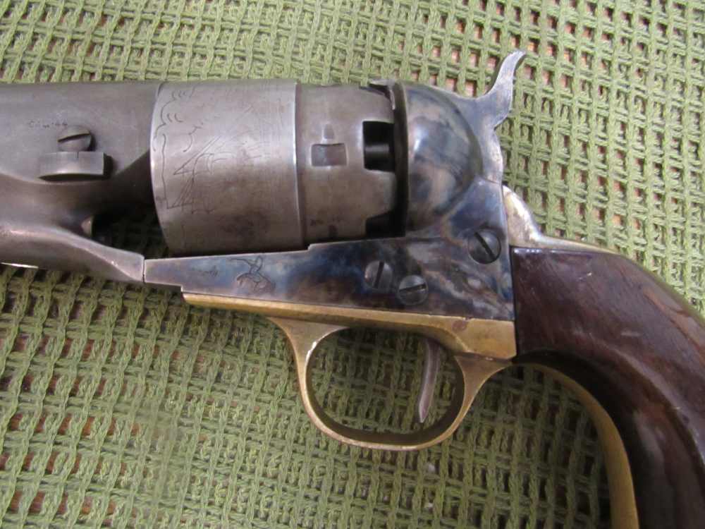 Belgian 1860 Colt Army Centaure Arms Faul Revolver 1960 C849 Colt SN-img-3