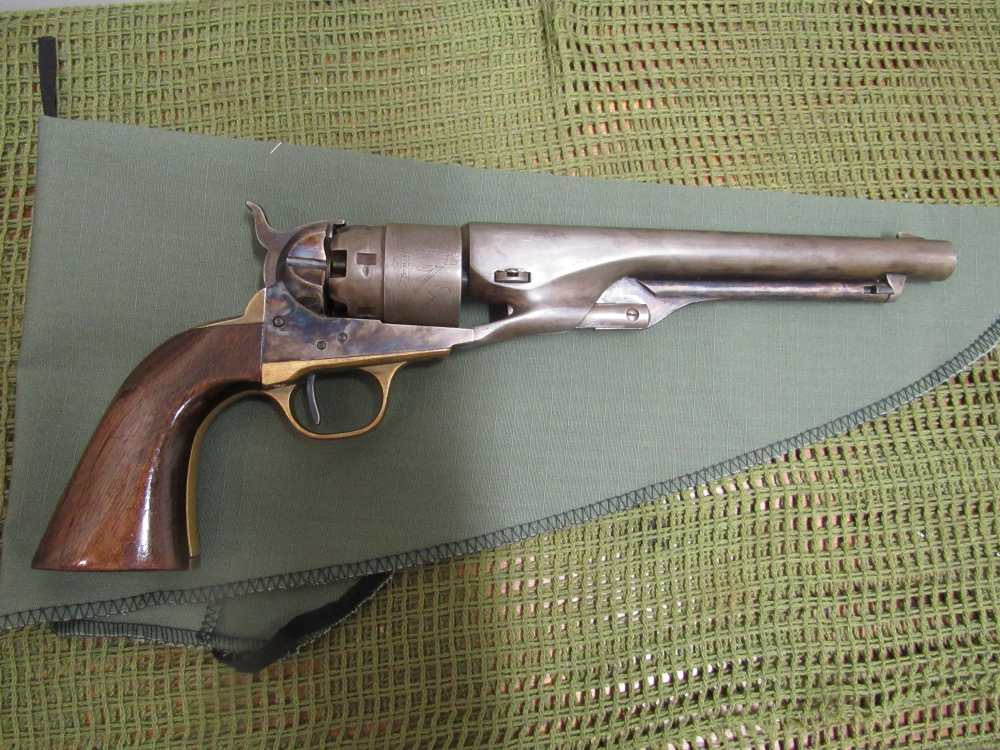 Belgian 1860 Colt Army Centaure Arms Faul Revolver 1960 C849 Colt SN-img-0