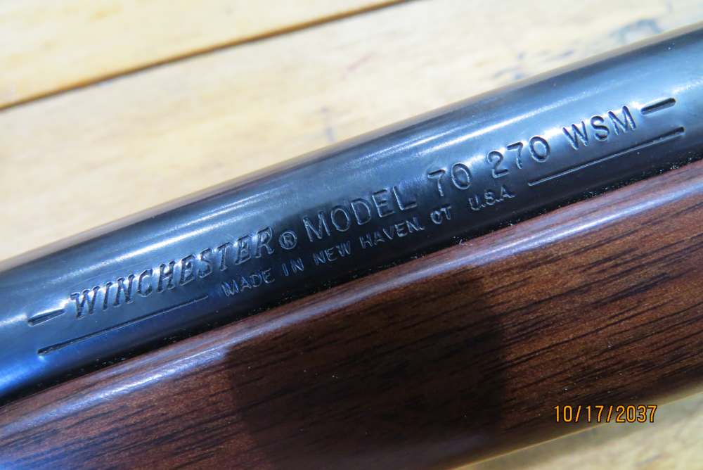 Winchester LH Left Hand Model 70 270 WSM Controlled Round Feed New Haven-img-2