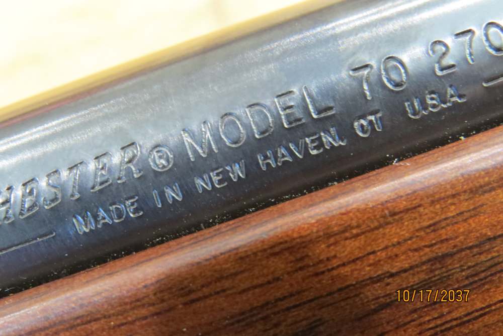 Winchester LH Left Hand Model 70 270 WSM Controlled Round Feed New Haven-img-3