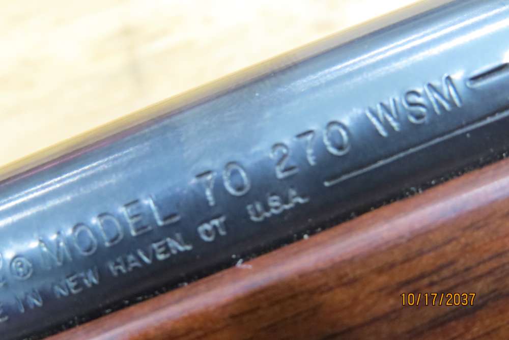 Winchester LH Left Hand Model 70 270 WSM Controlled Round Feed New Haven-img-4