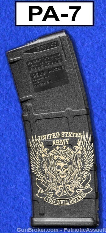 LASER ENGRAVED PMAG 30 GEN M2 - SPECIAL FORCES - NO CC FEE - SHIPPING TO CA-img-1