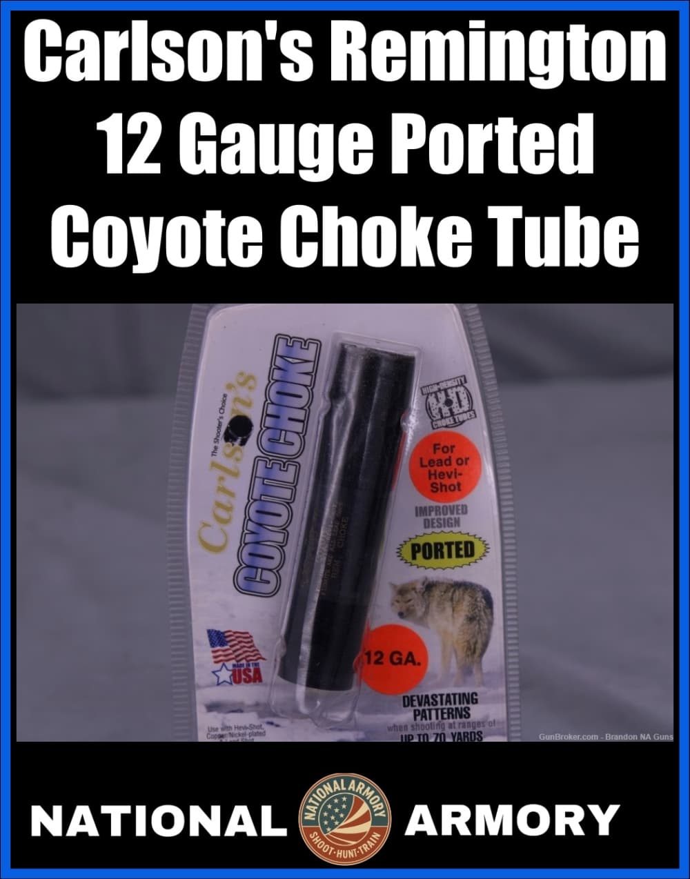 Carlson's Remington 12Ga Ported Coyote Choke Tube-img-0