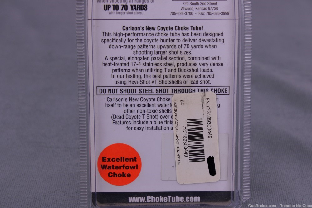 Carlson's Remington 12Ga Ported Coyote Choke Tube-img-5