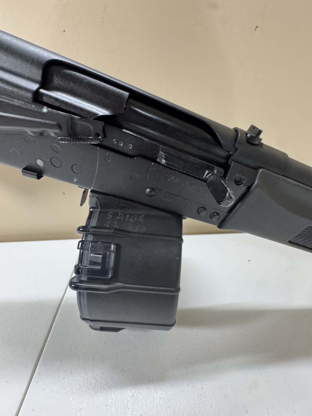 IZHMASH SAIGA-12, semi auto shotgun, Ak style shotgun w/drum-img-25