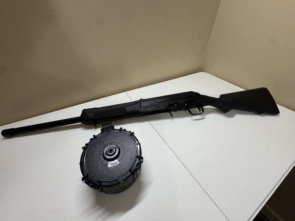 IZHMASH SAIGA-12, semi auto shotgun, Ak style shotgun w/drum-img-0