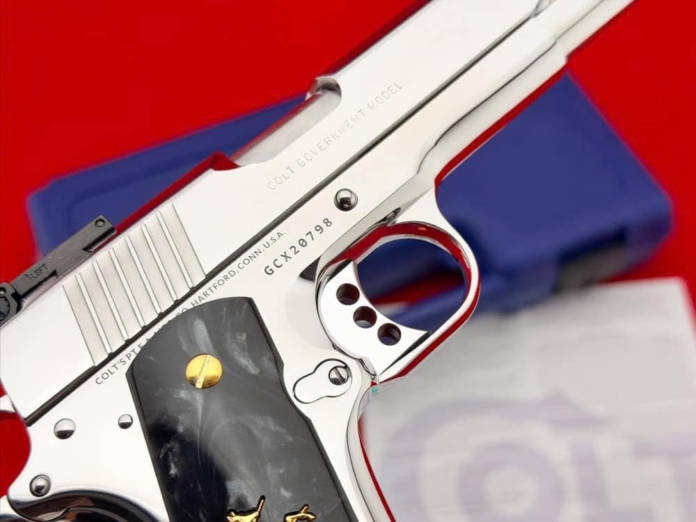 *MINT* Colt Gold Cup Lite Trophy 1911 .45 ACP Polished Stainless 5" w/ Case-img-12
