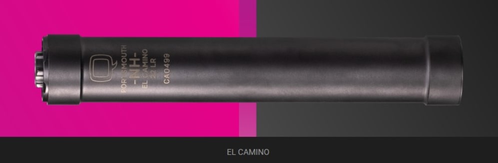 Q El Camino 22LR Silencer With Titanium Tube & SS Baffles SIL-EC-22    -img-0