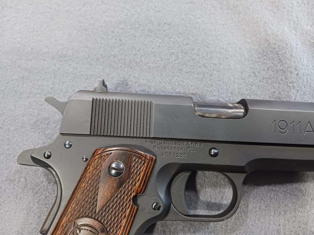 IVER JOHNSON 1911-A1 45 ACP 5" SEMI AUTO PISTOL USED-img-4