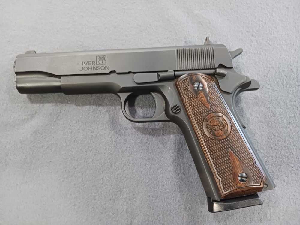 IVER JOHNSON 1911-A1 45 ACP 5" SEMI AUTO PISTOL USED-img-6