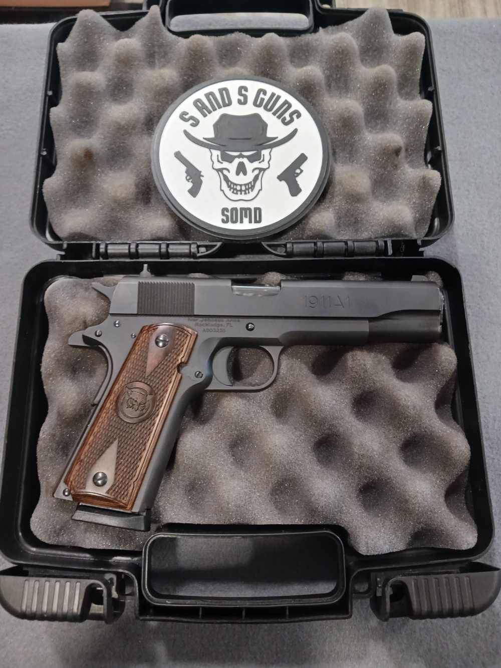 IVER JOHNSON 1911-A1 45 ACP 5" SEMI AUTO PISTOL USED-img-1