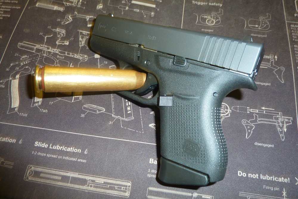 Glock 43 9mm 3.39" bbl Semi-Auto Pistol-img-1