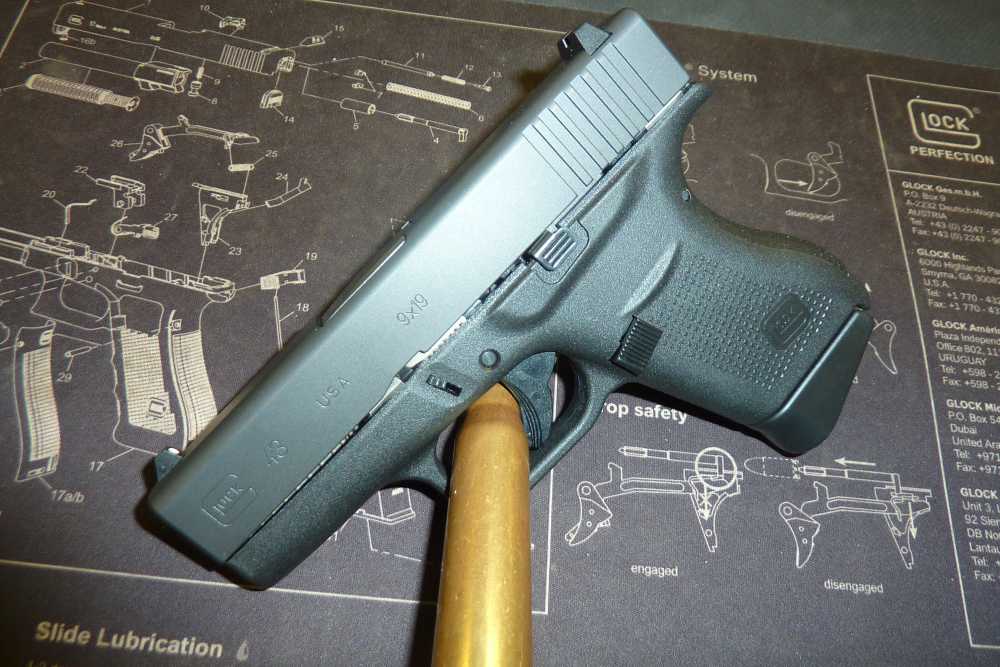 Glock 43 9mm 3.39" bbl Semi-Auto Pistol-img-2