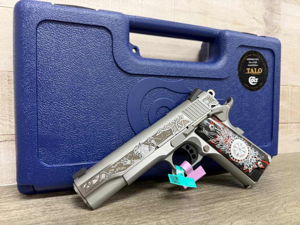 COLT DELTA ELITE FENRIR TALO ENGRAVED 10MM STAINLESS O2020XE-FEN NEW RARE-img-0