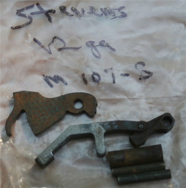 Stevens Model 107 B hammer & locking bolt assy-img-0