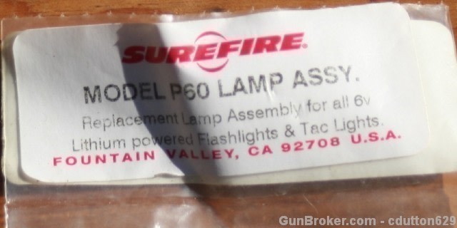 Surefire P60 lamp assembly for 6v flashlights-img-1