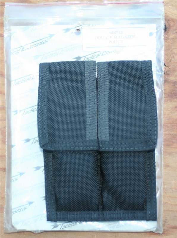Tactical Enterprises blk nylon dbl magazine pouch-img-0