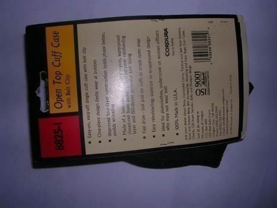 Uncle Mike's open top nylon handcuff case-img-1