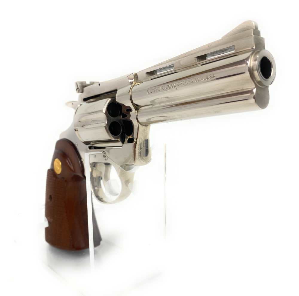 COLT Diamondback Nickel plated- .38 SPL - 6 ROUNDS - 4 "-img-2