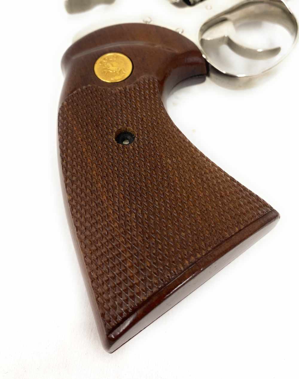 COLT Diamondback Nickel plated- .38 SPL - 6 ROUNDS - 4 "-img-10