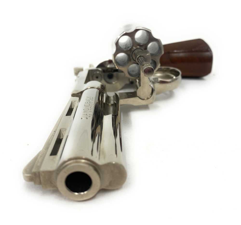COLT Diamondback Nickel plated- .38 SPL - 6 ROUNDS - 4 "-img-8