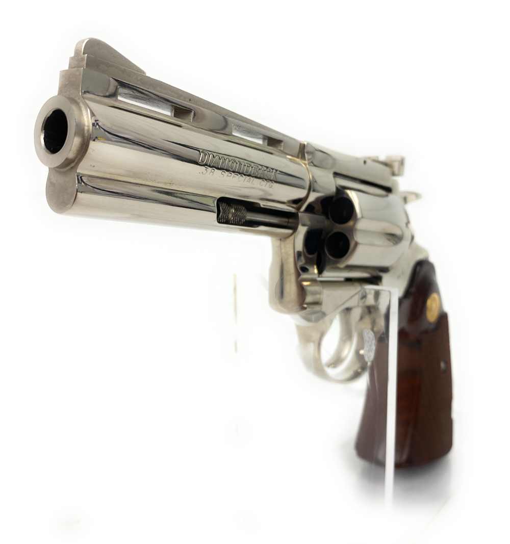 COLT Diamondback Nickel plated- .38 SPL - 6 ROUNDS - 4 "-img-3
