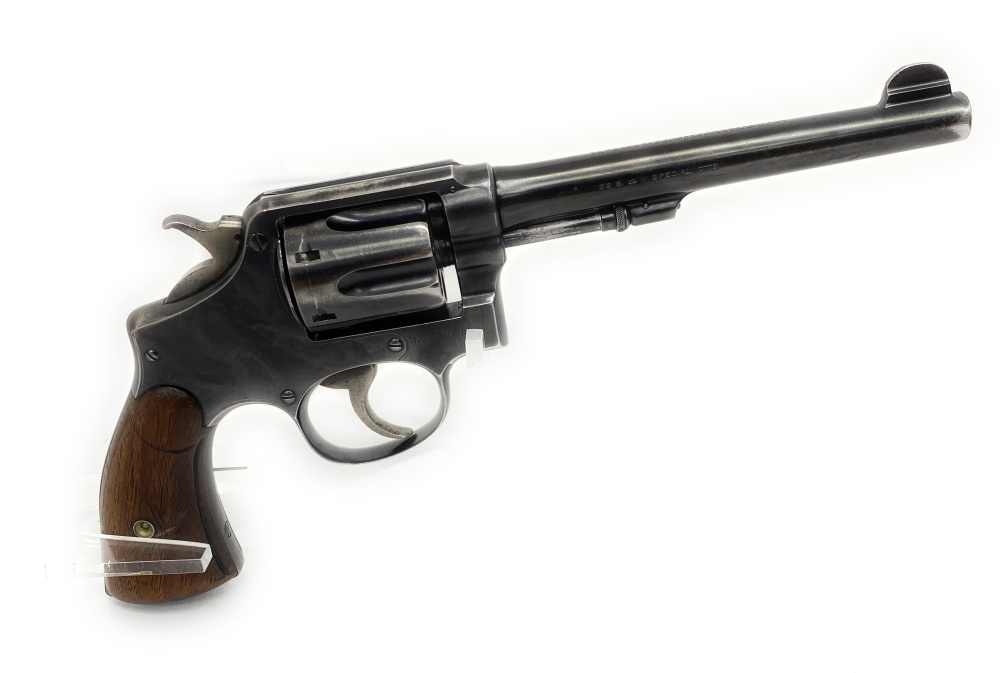 SMITH & WESSON Model of 1905- 4th Change- Mfg. 1927 - .38 SPL - 6rds - 6 "-img-1
