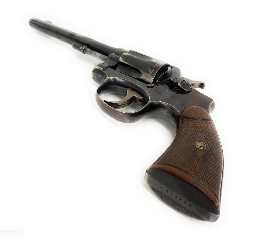 SMITH & WESSON Model of 1905- 4th Change- Mfg. 1927 - .38 SPL - 6rds - 6 "-img-9