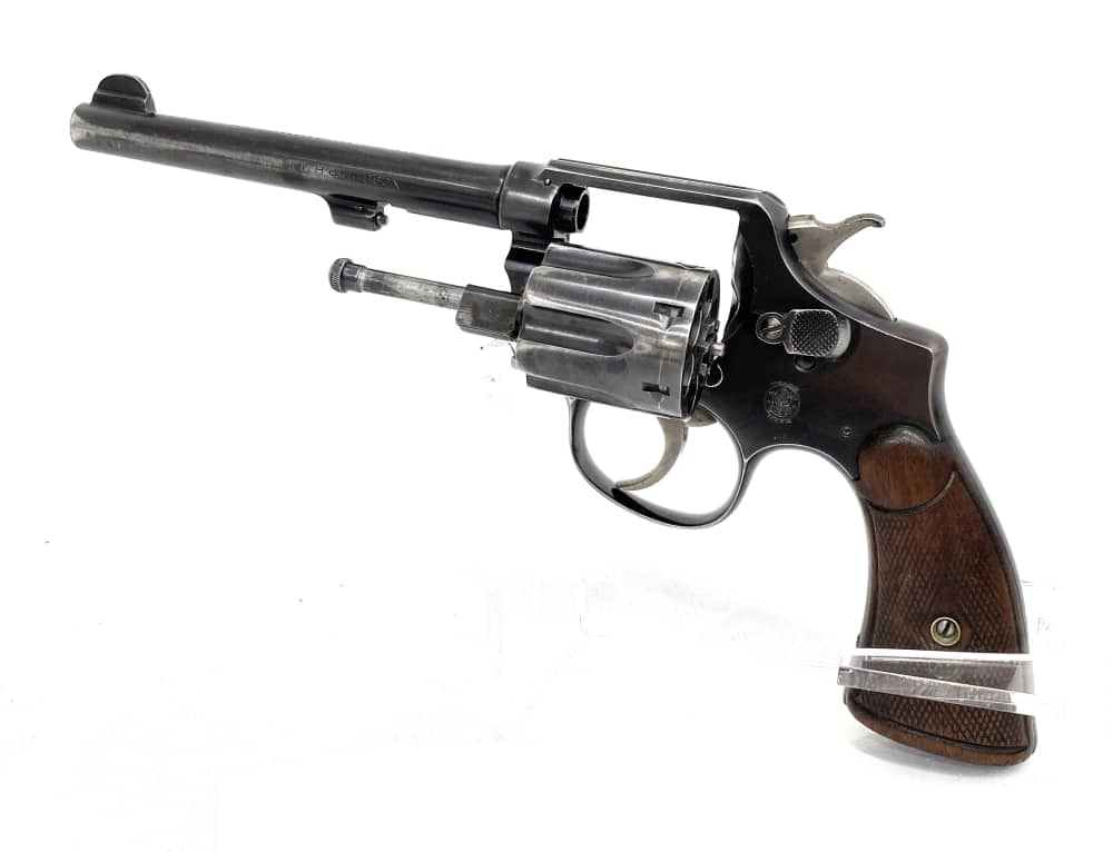 SMITH & WESSON Model of 1905- 4th Change- Mfg. 1927 - .38 SPL - 6rds - 6 "-img-8