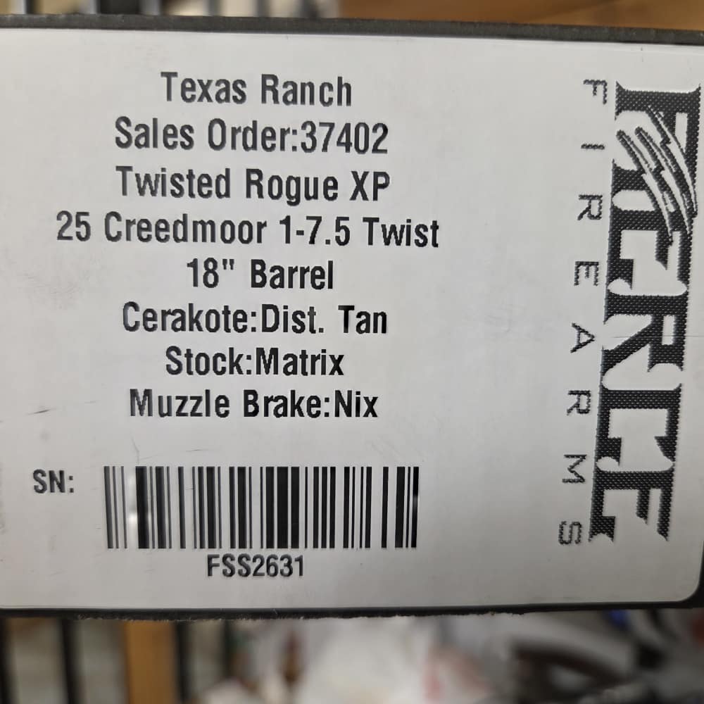 Fierce Firearms Twisted Rogue XP 25 Creedmoor Distressed Tan-img-8