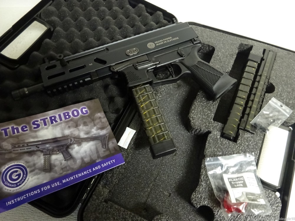 Stribog SP9A1 9mm Luger 8" Sporting Pistol W/Stock - BRAND NEW-img-3
