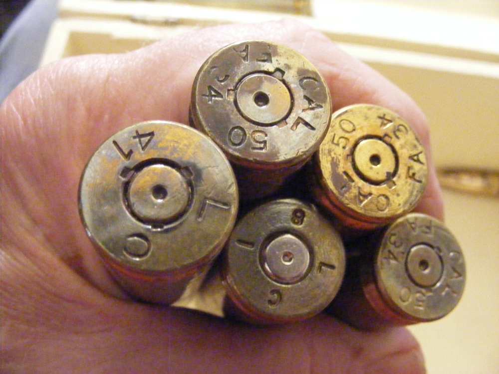 13 Empty Brass Caes for .50 Caliber Browning, Lake City & Other Military-img-5