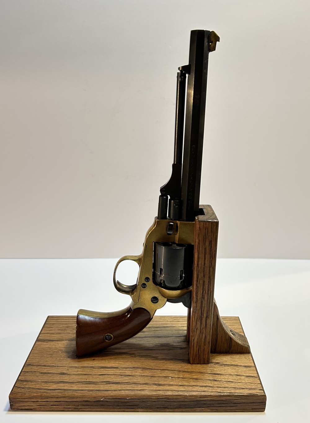 1862 Spiller & Burr Black Powder Pistol w/ custom front sight & accessories-img-8