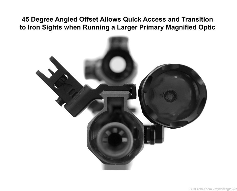 NIB Leapers / UTG ACCU-SYNC 45 Degree Angle Flip Up Front Sight MT-745-img-5
